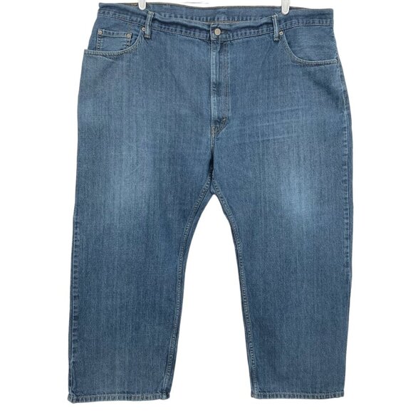 Levi Strauss 559 Men's Denim Jeans 48x29 Classic Fit Straight Leg Cotton Blue - Picture 1 of 12